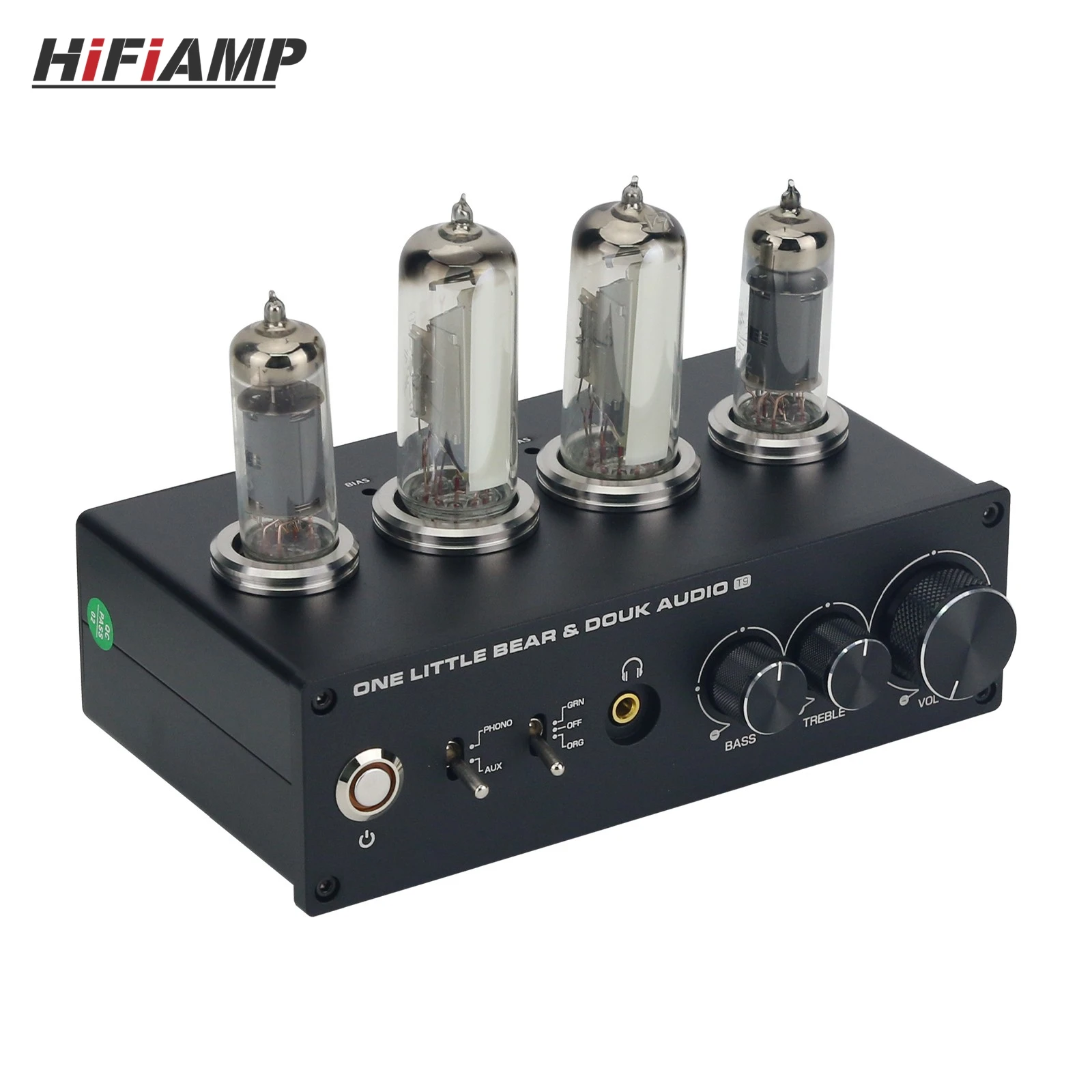 

HiFiAMP T9 предусилитель 2x6E2 HiFi электронный ламповый усилитель MM/MC проигрыватель микрофонный усилитель фонокорректор выход 3,5 мм