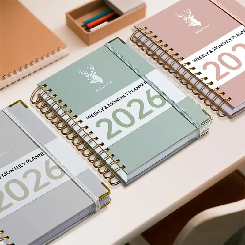 Planer harmonogramu 2026 Planer dzienny Wielofunkcyjne sekcje Dziennik planowania podróży Harmonogram Notatnik do płynnego 896C