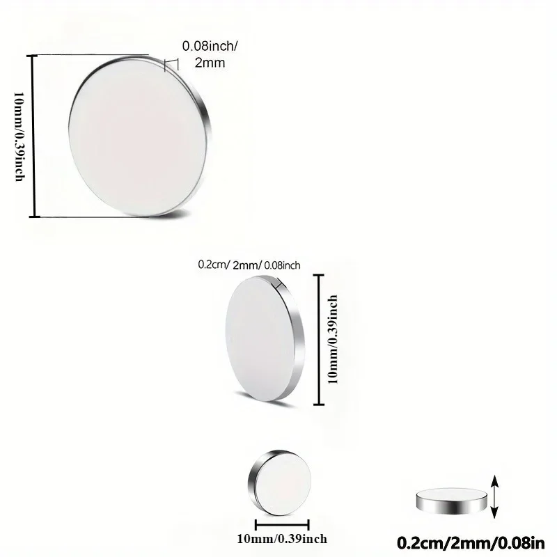 50/100pcs 10 X 2mm rectangular magnets, long bar magnets, miniature magnets. Suitable for science, tool libraries, laboratories