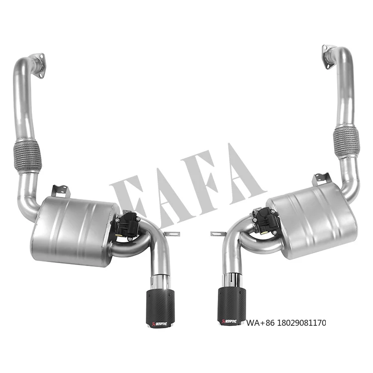 

For 987 Stainless Steel Exhaust System Tail Section Electric Valve Exhaust Pipe High-performance Muffler