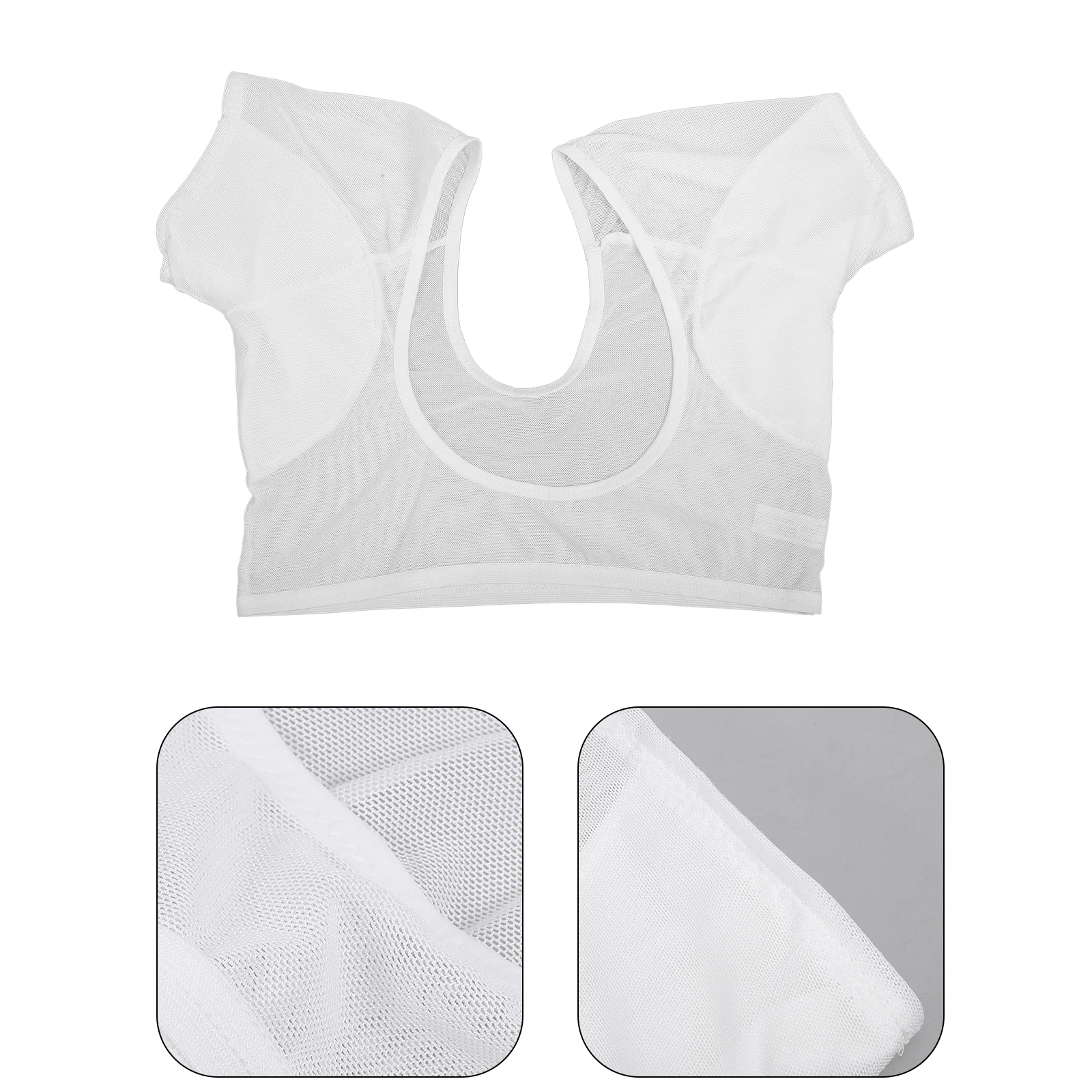 

Underarm Sweat Pad Breathable Sweatproof Undershirt For Women Reusable Armpit Sweat Vest Summer Lightweight Comfortable