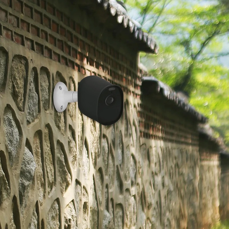 Outdoor Camera Silicone Cover Anti-Scratch Spotlight Camera Silicone Protector Wireless Camera System Accessories