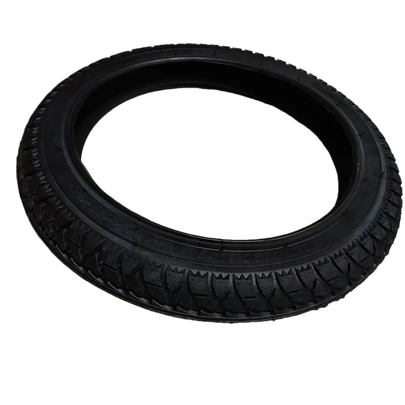 16 X 2.125 Bike Outer Tire Rubber Enhance Traction Folding Bike Replacement Outer Tire Superb Grip view 4