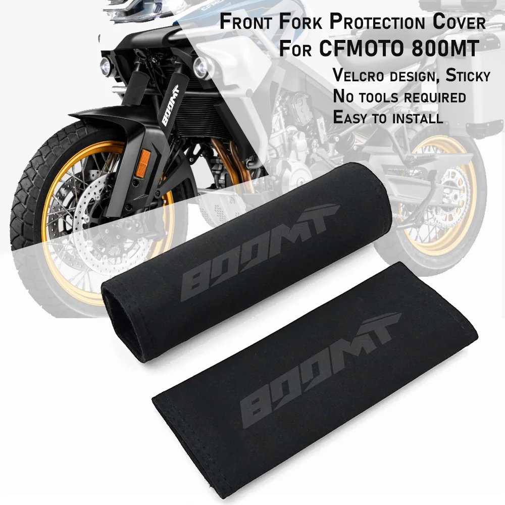 

For CFMOTO 800MT 800MTX 800 MT MTX Motorcycle Front Fork Protection Cover Shock Absorber Dust Protector Stretch Fabrics Sleeve