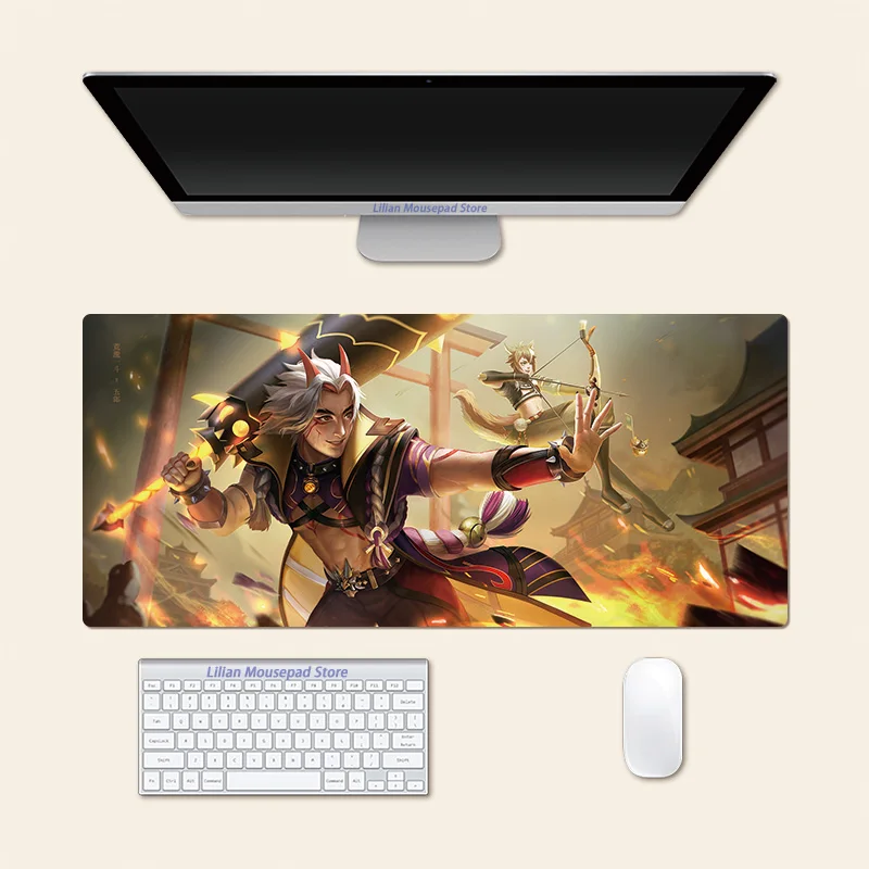 Arataki Itto Genshin Impact Anime Large Mouse Pad PlayMat Office Mousepad Game Creative Desk Gaming Mat