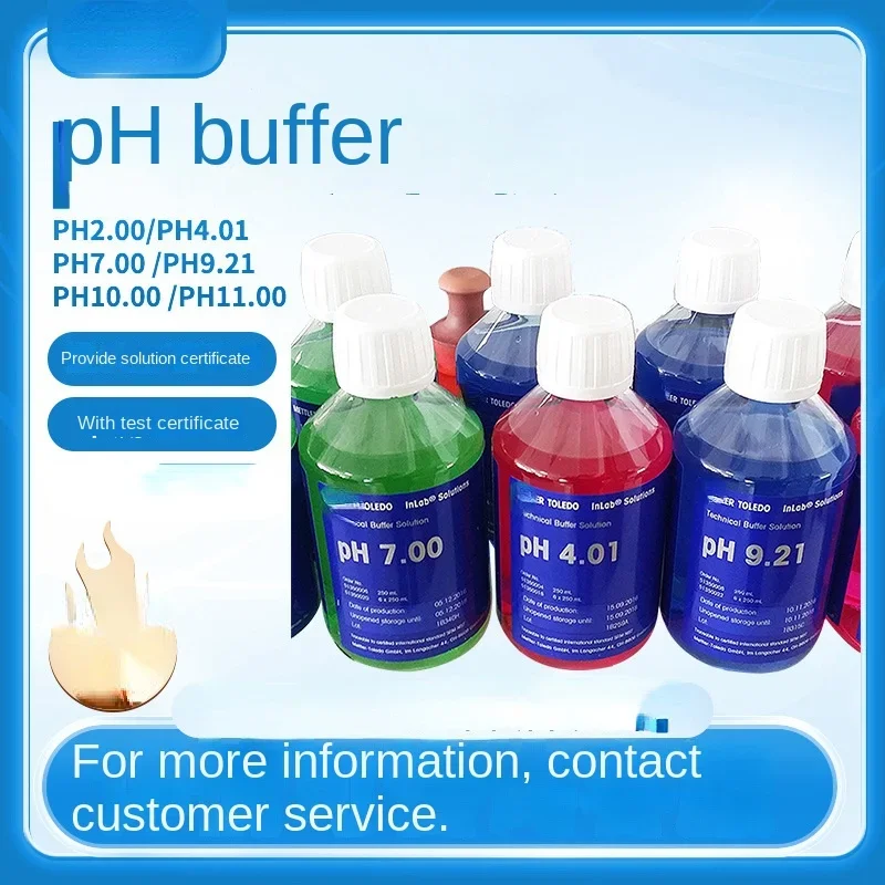 PH Buffer, Three Bottles of Combined PH Standard Solution