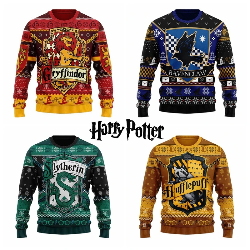 2024 New Harri Potter felpa invernale Cosplay Anime manica lunga morbido Casual Top Gryffindor Styling novità vestiti di pelliccia Outfit