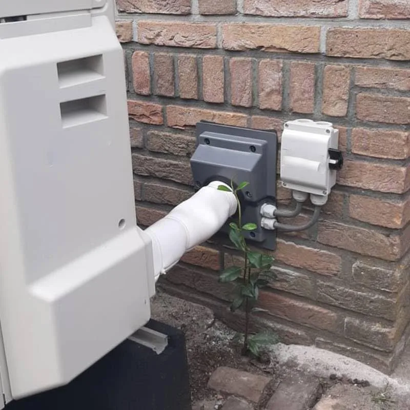 HVAC جدار اختراق خط مجموعة غطاء عدة سلك الجمعية مجموعة غطاء سبليت الجسم غطاء جدار غطاء التيار المتناوب خط مجموعة نظام تكييف الهواء