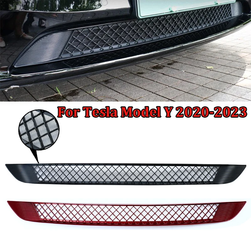 

Anti-insect Front Mesh Grille For Tesla Model Y 2020-2023 Car Honeycomb Grid Auto Bumper Air Inlet Cover Upgraded Accessories