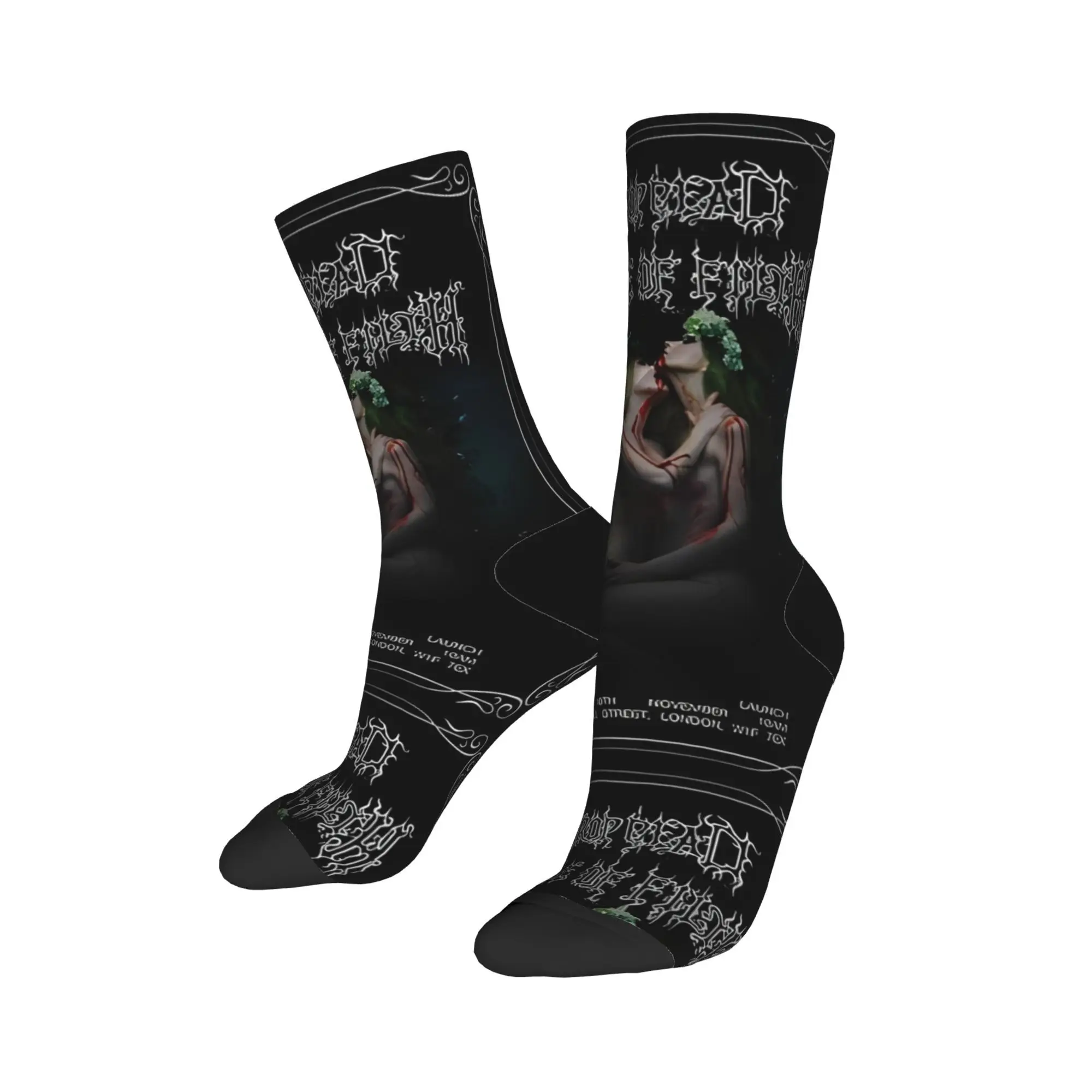 Happy Funny Male Men Socks Casual Cradle Of Filth Drop Dead Sock Polyester  Sport Women Socks Spring Summer Autumn Winter