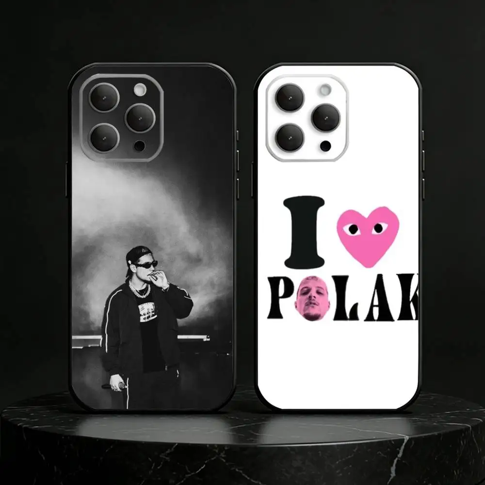 PLK French Rapper Mathieu Phone Case For iPhone 17,16,15,14,13,12,11 Plus,Pro Max,SE4Soft Silicone Black Cover