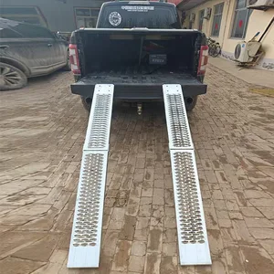منحدر تسلق السيارة القابل للطي لنقل الشاحنات ، التحميل والتفريغ الممتد ، إطار المقطورة ، منحدر الخطوة أعلى 8 مبيعات منحدر على الرصيف - رقم 3