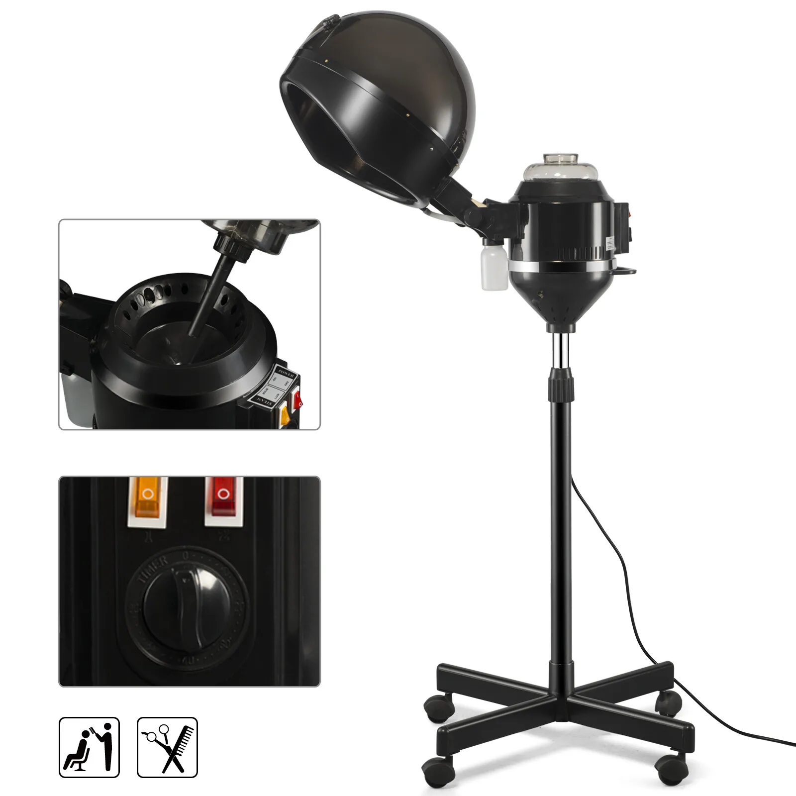 

NewProfessional Hair Steamer Hairdressing Care Beauty Salon Hood Color Processor