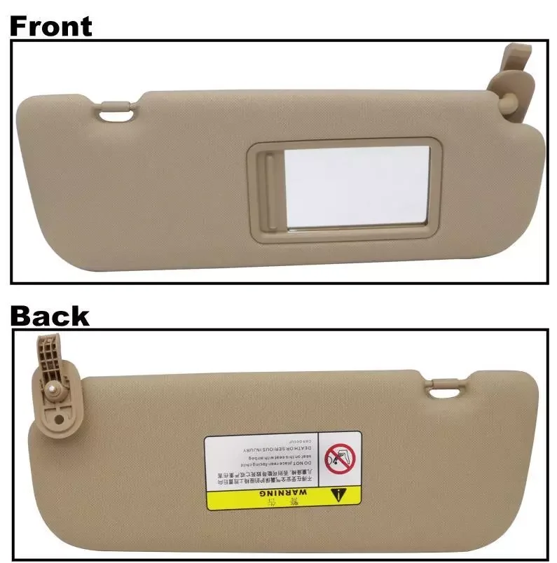 

Sun Visor&Makeup Mirror Beige Right Passenger Side Fits Hyundai Elantra MD 11-15