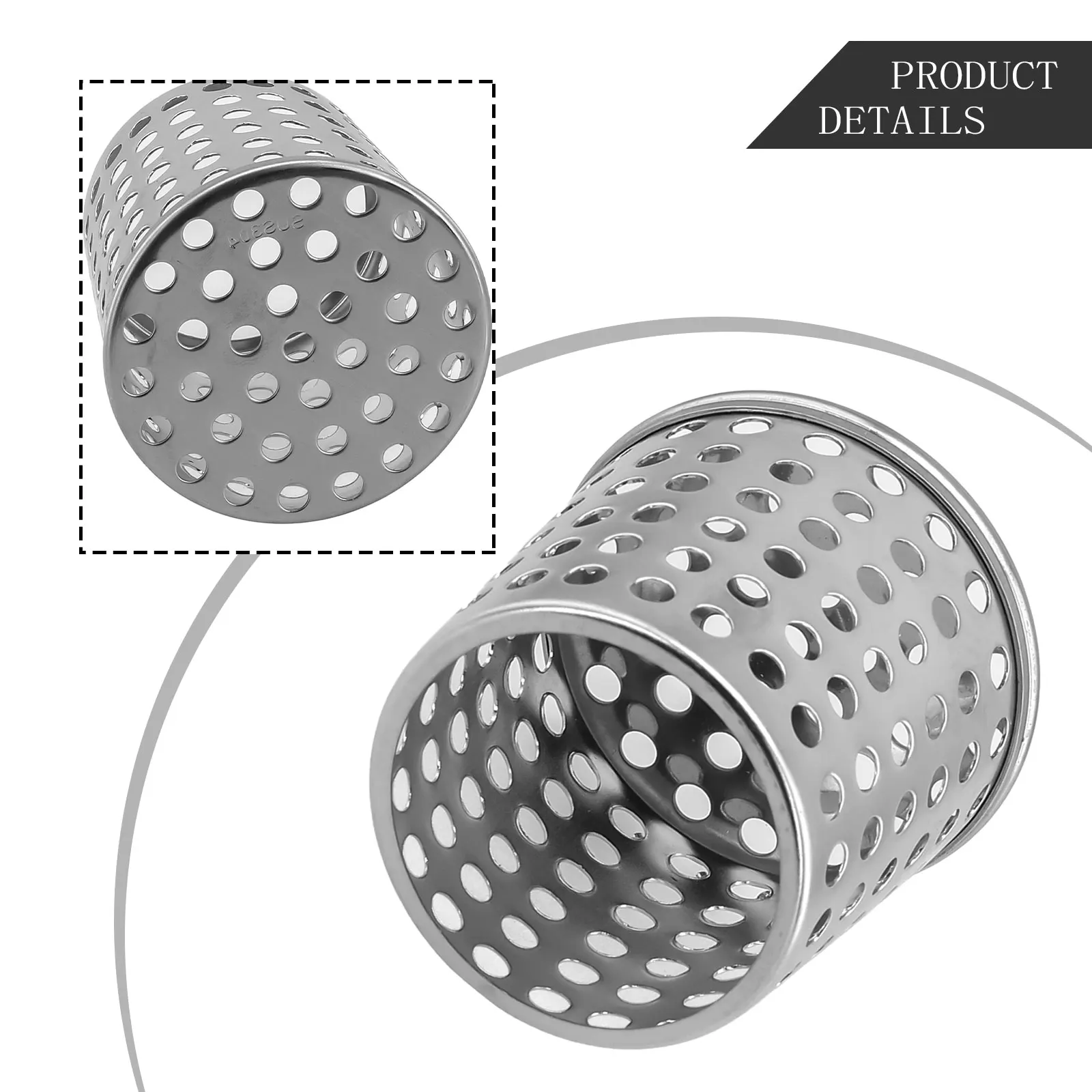 304 Stainless Steel Floor Drain Cover for Rooftop For Drainage Applications Compatible with 50mm to 200mm Pipe Diameters