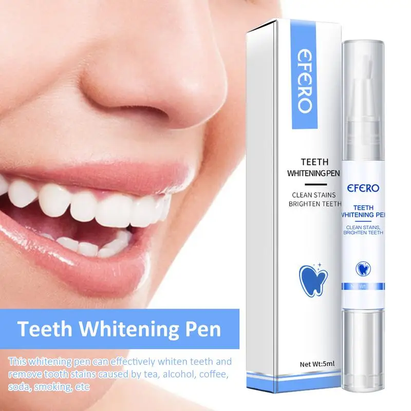 Teeth Brightening Pen Effective Tooth Paint Stain Remover Easy to Use Teeth Whitener for a Brighter Smile Beauty Health