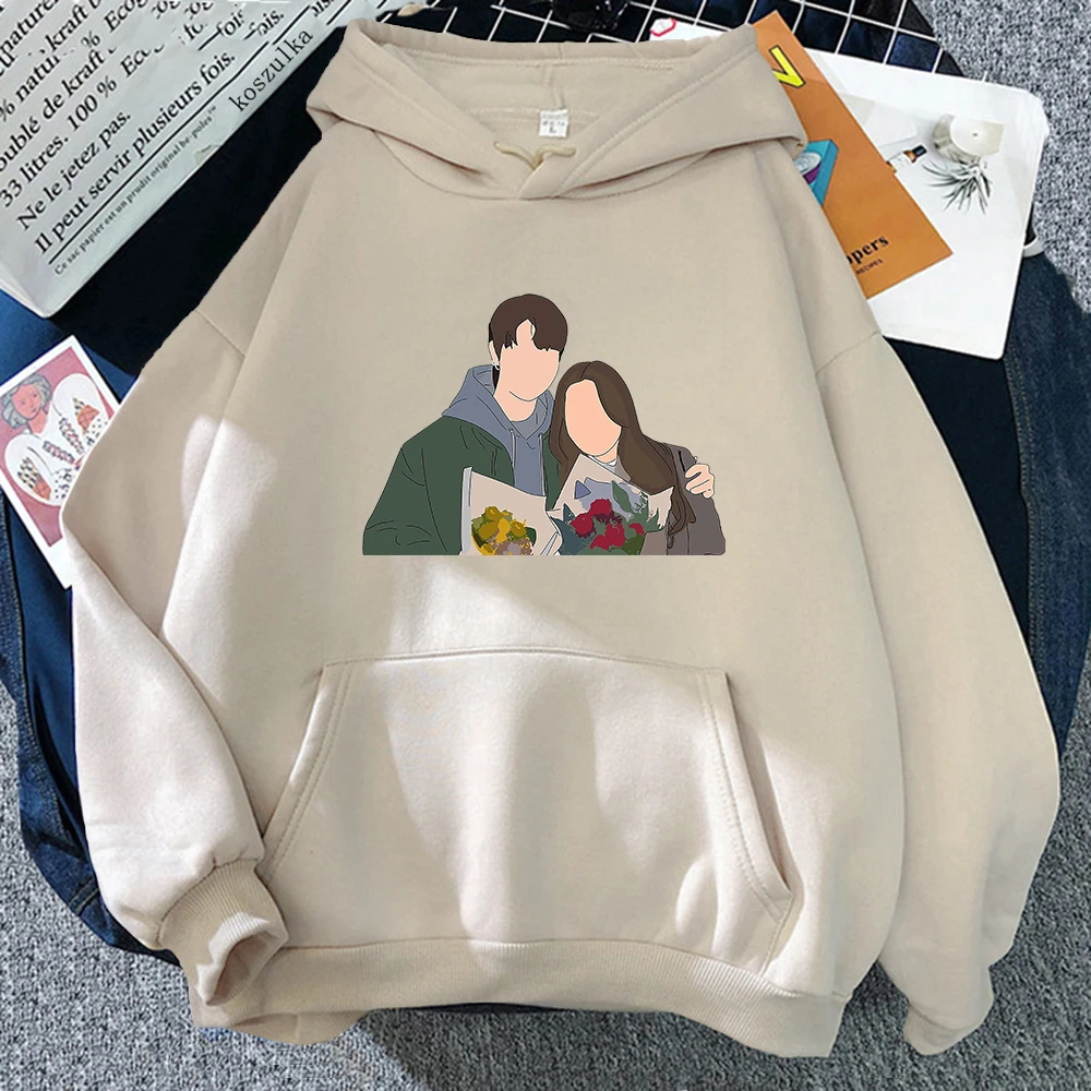 صحيح الجمال Kdrama الكلاسيكية مقنعين البلوز Kawaii الرجال مقنعين البلوز Harajuku الكرتون الرجال هوديي #3