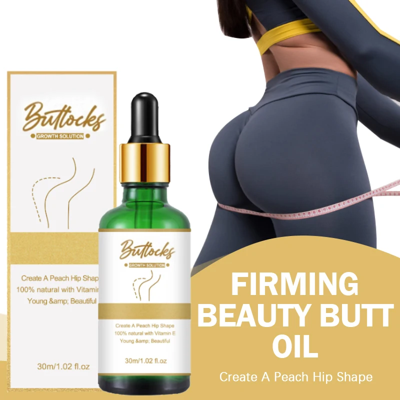 Butt Enhancement Essential Oil Effective Lifting Firming Hip Fast Growth Butt Hip Tighten Massage Shaping Product Body Care 30ml