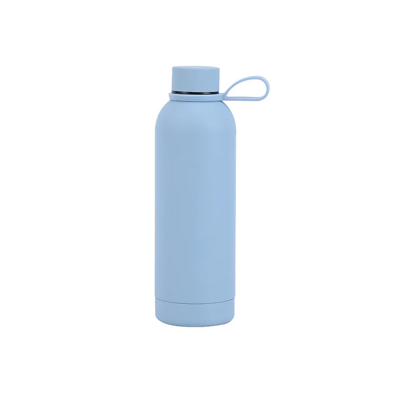 

Sports Stainless Flask With Handle Lid Outdoor Double Wall Drinkware