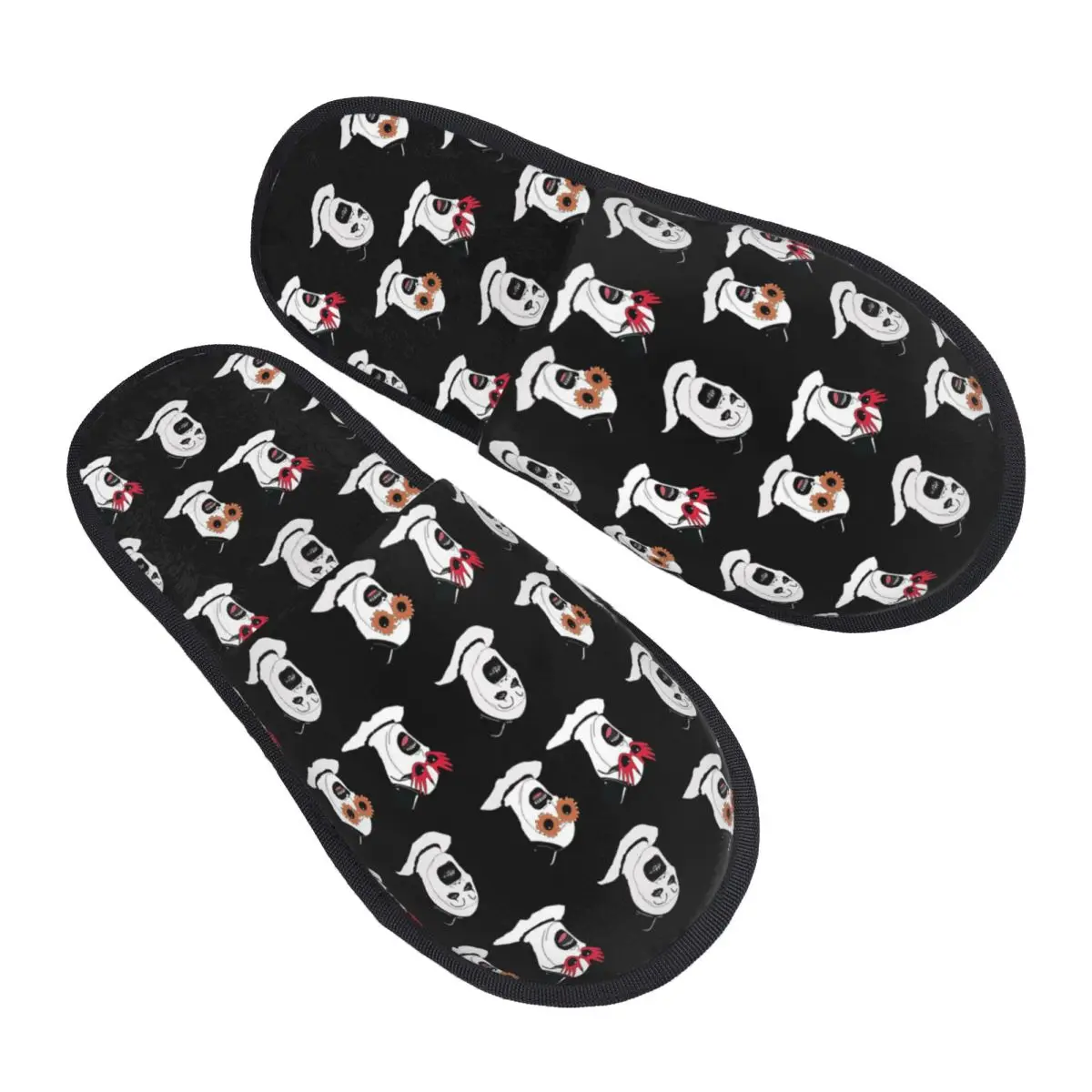 Custom Poster Of T-Terrifiers 3 Halloween Christmas Soft Scuff Memory Foam Slippers Women Spa House Shoes