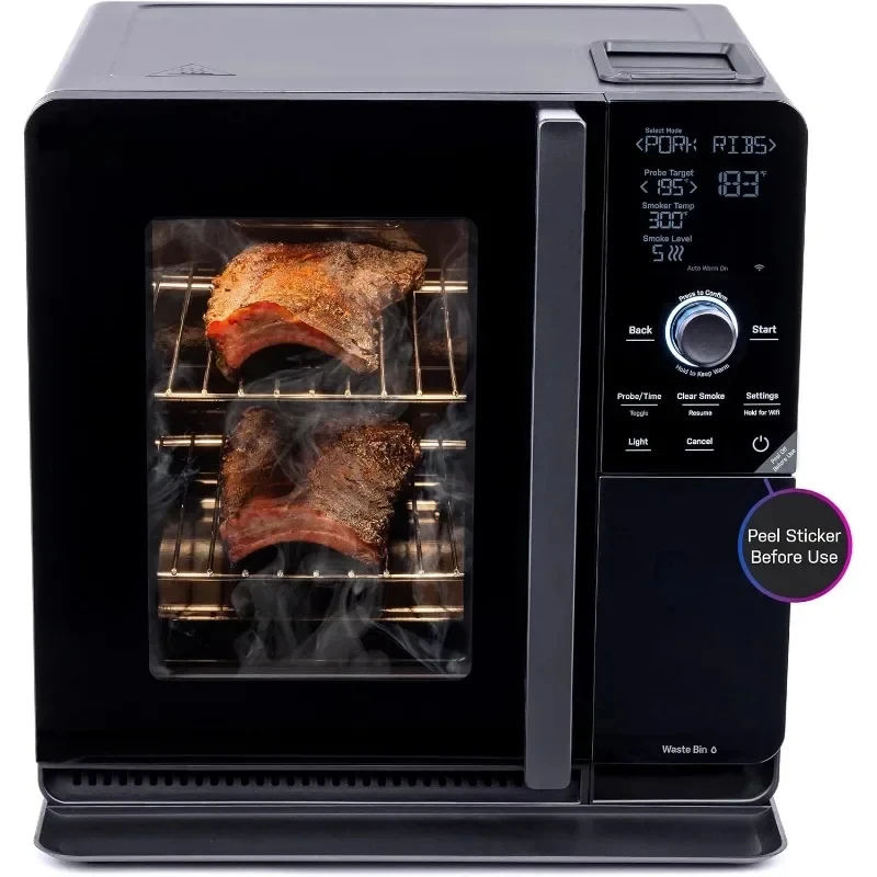 

Smoker Indoor Pellet Active Filtration WiFi Countertop BBQ