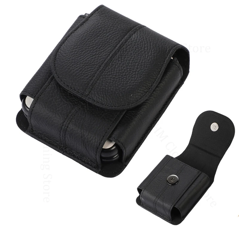 

Pouch For ZTE nubia Flip 2 Magnetic Flip Leather Phone Case For For ZTE Nubia Flip2 5G Belt Clip Cover Holster Waist Phone Bag