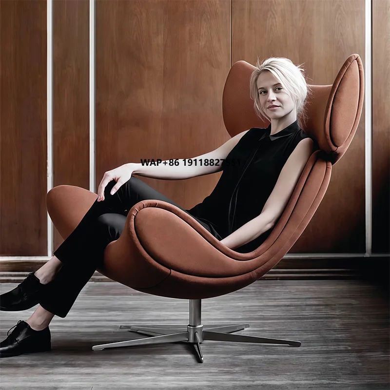 

Nordic Modern Luxury Imola Leather Recliner Chair Swivel Eco-Friendly Durable for Living Room Bedroom Apartment Use