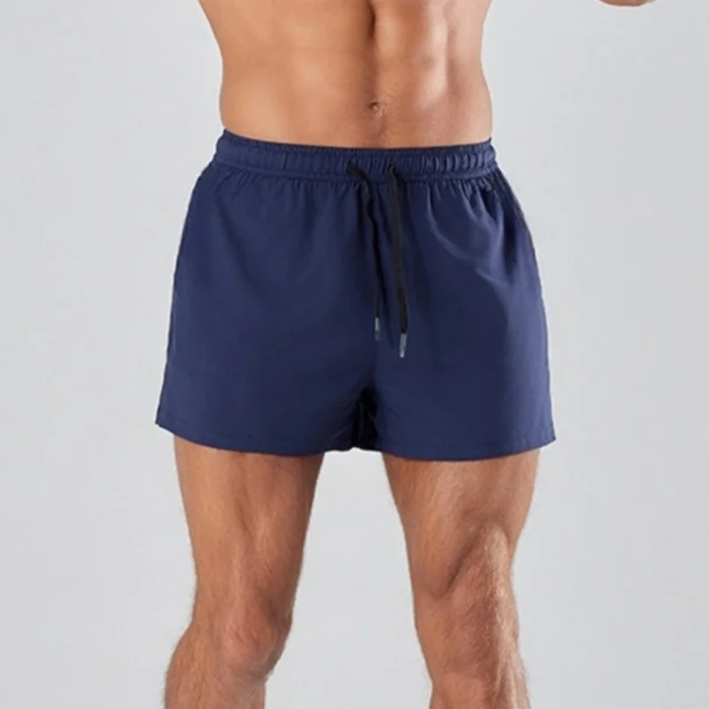 Summer Men'S Large Size Casual Shorts Beach Pants Running Sport Straight Short Pants Male Thin Sweatpant Leisure Loose Shorts