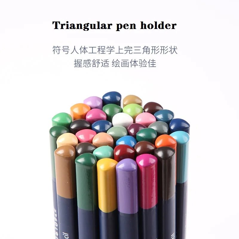 Water Soluble Colored Pencil Set 12-120 Colors Art School Supplies Pen Refill Diameter Up To 3.8mm With 20% More Capacity