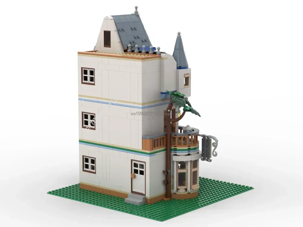 1515PCS MOC 42638 Castello modulare Bed & Breakfast Creativo Street View Modello Building Blocks Architettura Giocattoli per bambini Regalo di compleanno