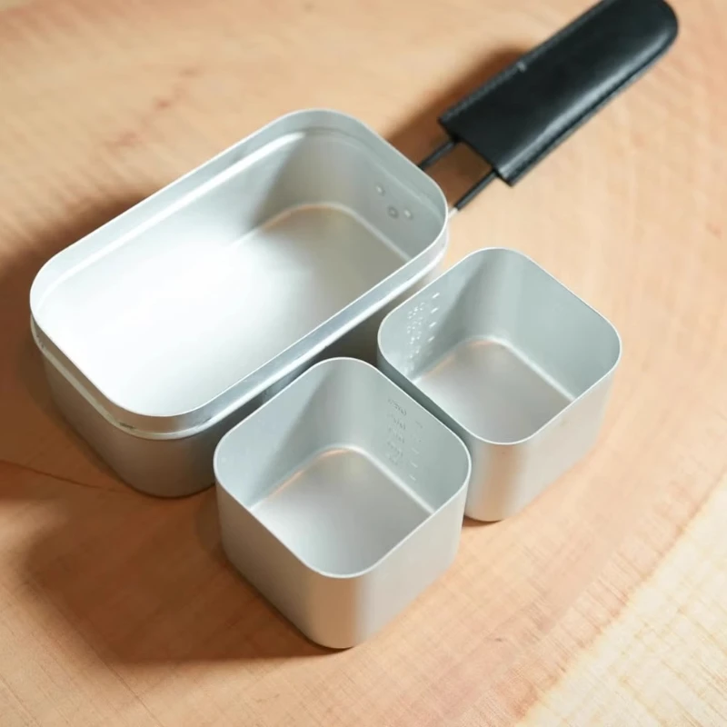 وعاء طهي Solo Camping سعة 300 مل - مجموعة فوضى شخصية خفيفة الوزن، مثالية لحقائب الظهر وجبات المشي لمسافات طويلة، مدمجة وغير لاصقة