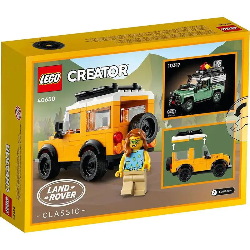 LEGO 40650 Land Rover Classic Defender Building Block Toys for Age 8+ Birthday Gift (150pcs)