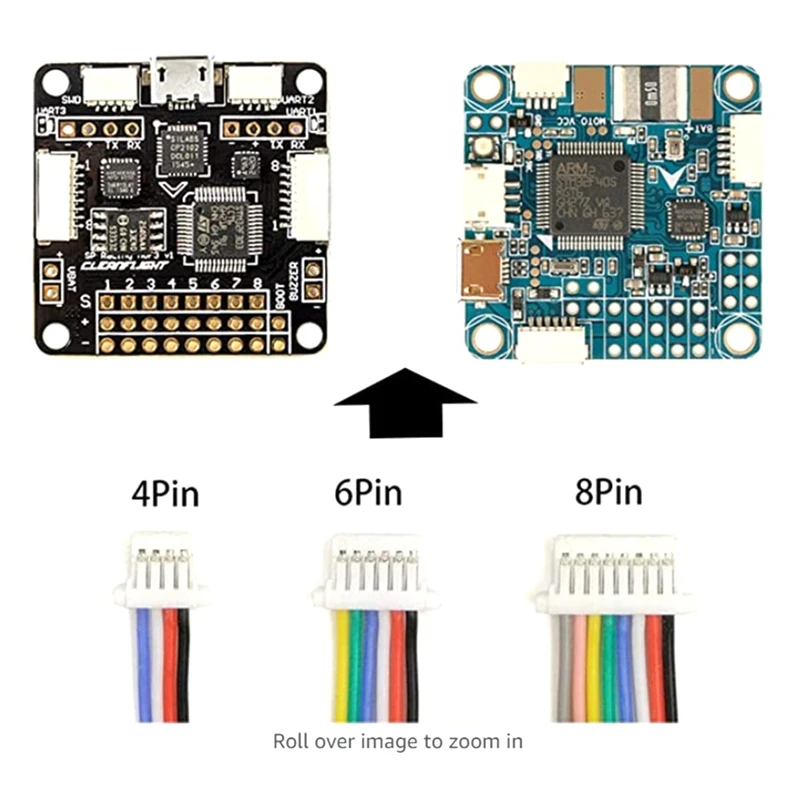 ドローンフライトコントローラー用のプレクリンプケーブル,fpvドローンフライトコントローラー用のプレクリンプケーブル,sh1.0 mm,sh1.0コネクター,15cmワイヤー