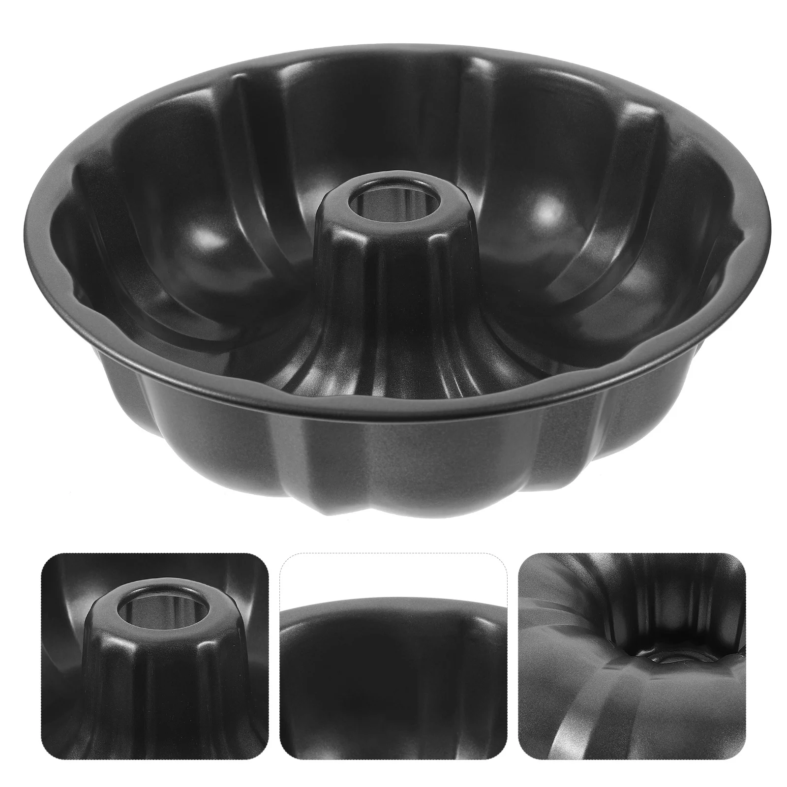 

Pumpkin Shape Donut Mold Creative Nonstick DIY Baking Tool Heat-Resistant Easy Clean Multi-Function Doughnut Making Cake Pan