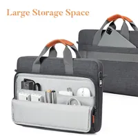 Laptop Computer Shoulder Bag Handbag Waterproof Briefcase Man Women 13 14 15.6 16 17 inch Bags for Macbook Air Samsung Accessory - Image 2