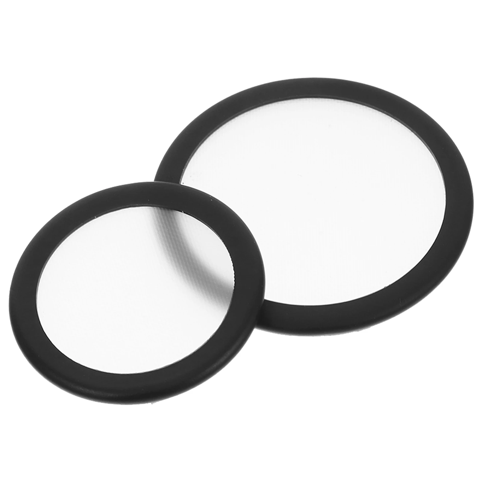 2Pcs Bell Cover for Stethoscope Replacement Flexible PVC Diaphragm for Clear Sound Transmission Stethoscope Parts