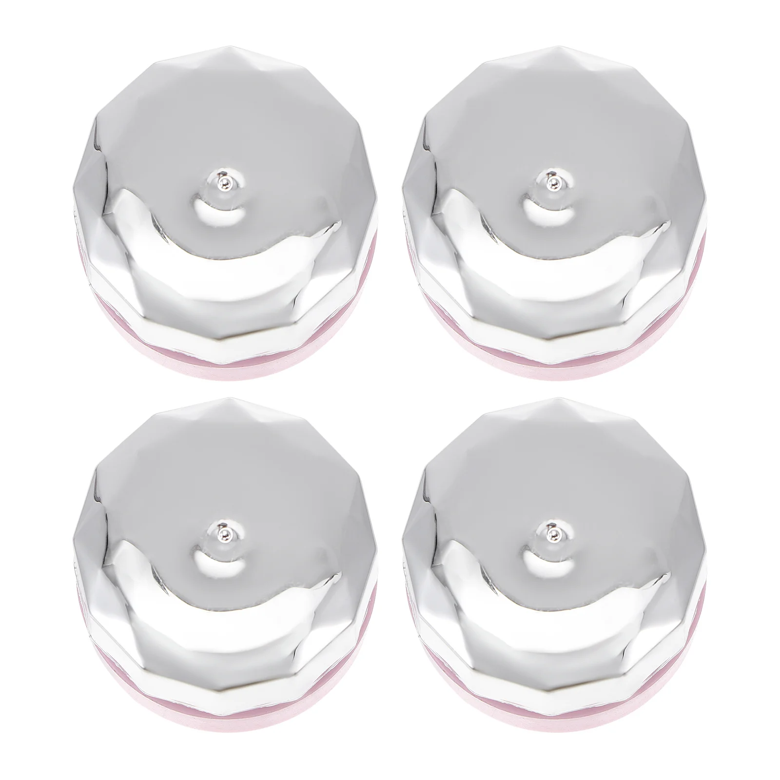 4pcs Empty Nail Polish Bottles Refillable Plastic Jars For Nail Gel Diy Storage Container Mini Cream Jar Samples