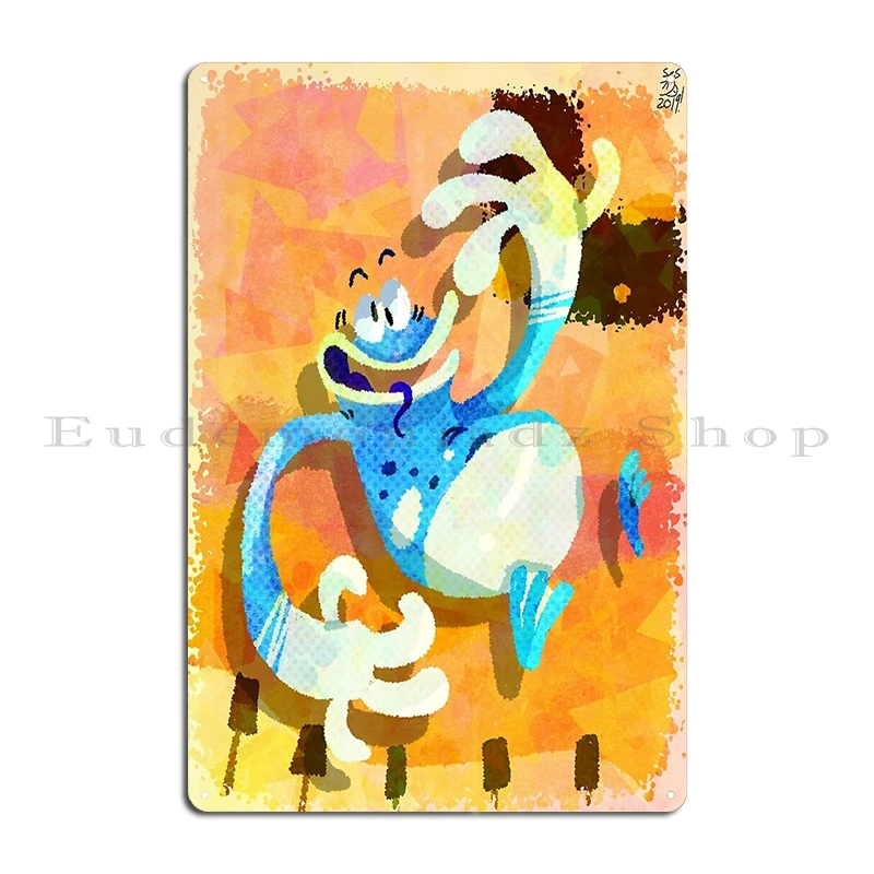 Rayman Legends علامات معدنية جدار ديكور جدار جدارية سينما تصميم Ales Mansay مع ملصقات لافتة من القصدير lum