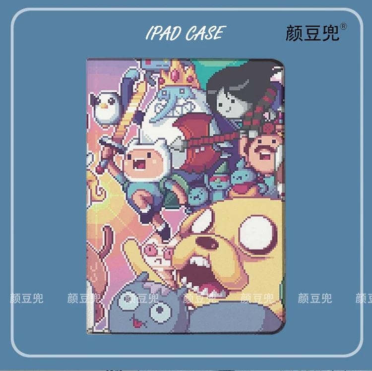 

The Manic Pixel Art Game adventure time For iPad Air 3 4 5 10.9 Mini 5 6 Case Luxury Silicone For Pro 12.9 11 10.5 For iPad 10th