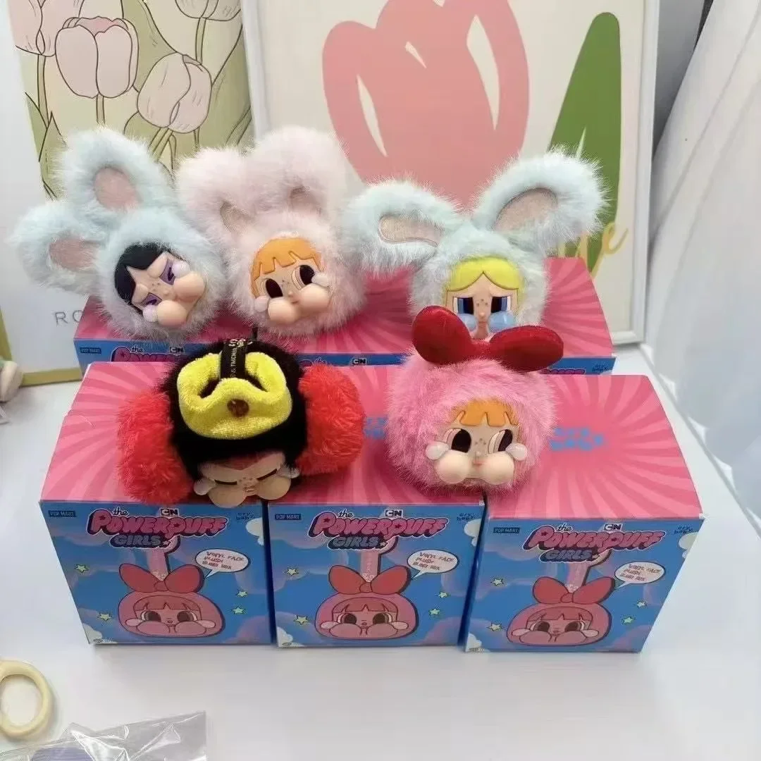 

Powerpuff Girls Series Lucky Face Plush Blind Box Cute Fashion Play Pendant Doll Bestseller Gift 1:1 Remastered Edition Gifts