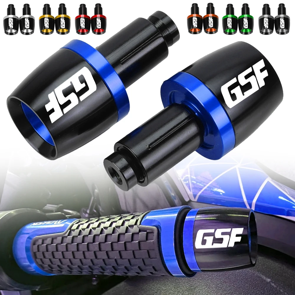 GSF250 GSF650 S/N BANDIT GSF 1250 250 600 650 2007-2015 2014 Handlebar Grips Bar Ends Cap Plug Slide For SUZUKI GSF1250 GSF600