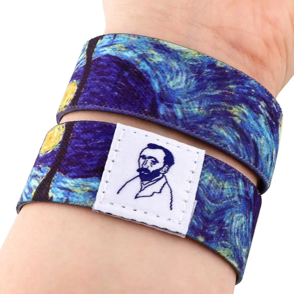 Van Gogh Armbänder für Damen Herren Mädchen Sport Handgelenk Band Kunst Gemälde Sternenhimmel Armbänder Armreif Party Geburtstag Schmuck Geschenk – Detail 2