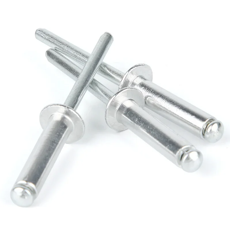 1Best 30pcs M4.8 aluminum round head rivet blind rivets home decoration bolts 15mm-25mm length