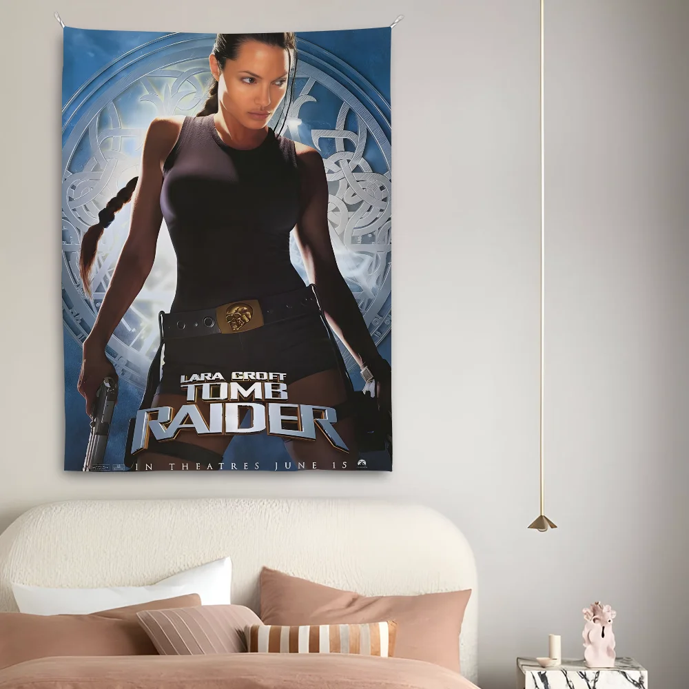 T-Tomb R-Raider Movie Tapestry Perfect For Home&Living Bedroom Decor Wall Art Backdrop Banner