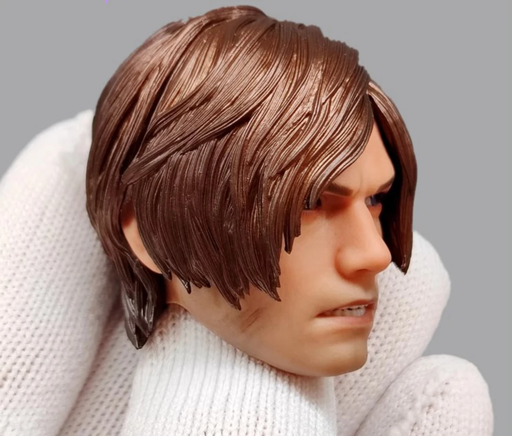 1/6 Polizia femminile Residenti dell'uomo Testa malvagia Sculpt Intagliare Materiale in PVC per 12 "Action Figure Doll da collezione