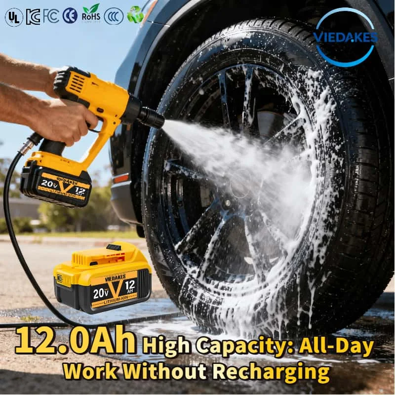 

Trending！ompatible with DEWALT 18V Cordless Tools 12.0Ah Battery, High Capacity, Ideal for Workshop & On-Site Construction