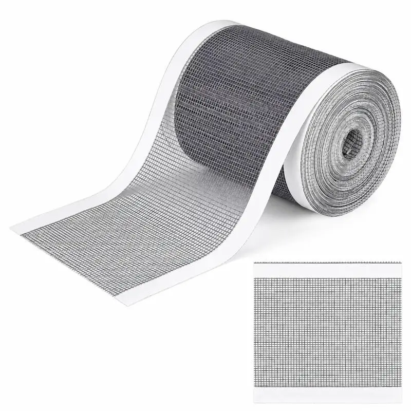 1/3roll Cuttable Shower Drain Hair Catcher Self-Adhesive Floor Drain Stickers Disposable Mesh Bathroom Kitchen Sink Hair Filter