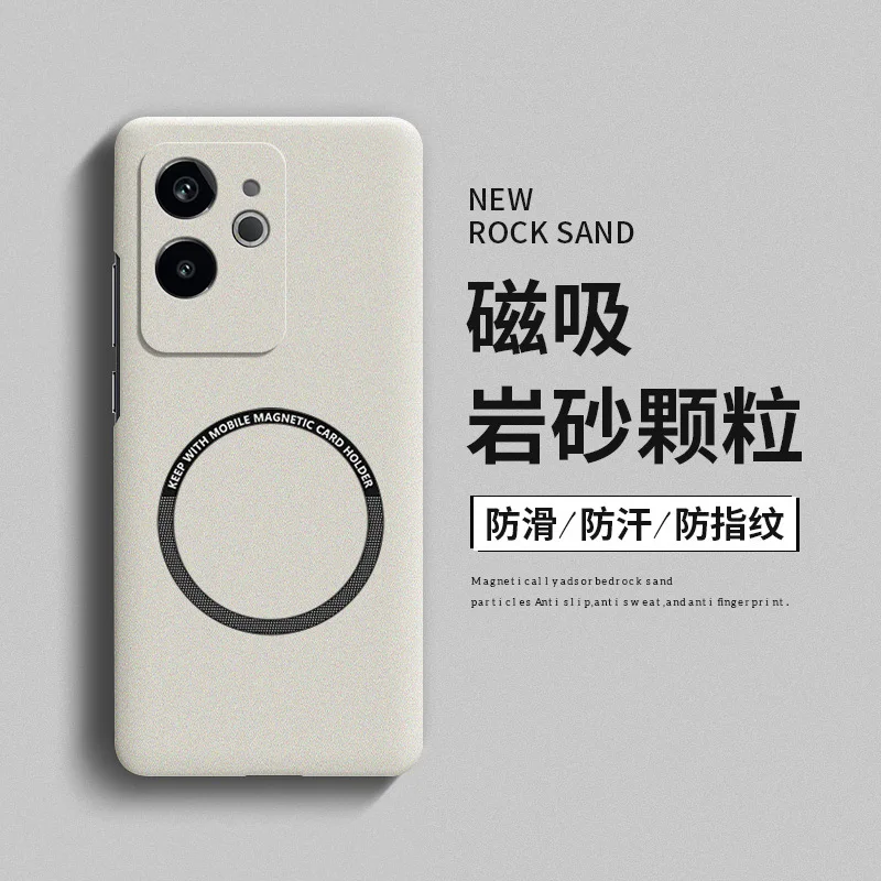 For Realme GT6 China Version Case Luxury Matte Magsafe PC Hard Back Cover For Realme GT 6 CN Thin Shockproof Bumper Funda