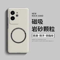 For Realme GT6 China Version Case Luxury Matte Magsafe PC Hard Back Cover For Realme GT 6 CN Thin Shockproof Bumper Funda