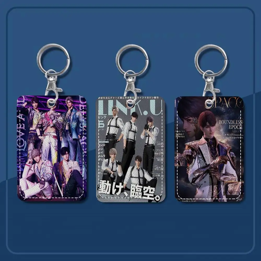 

Держатель для карт Love And Deep Space, подходит для банковских, деловых, рабочих карт, кредитных карт, удостоверений личности, бейджей, ключница